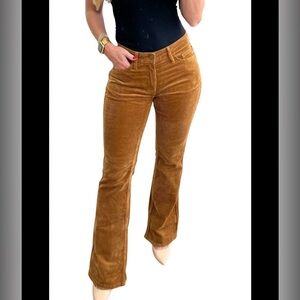 Judy Blue Cordelia Corduroy Camel Mid Rise Boot Cut Pants Women’s 13/31 Boho